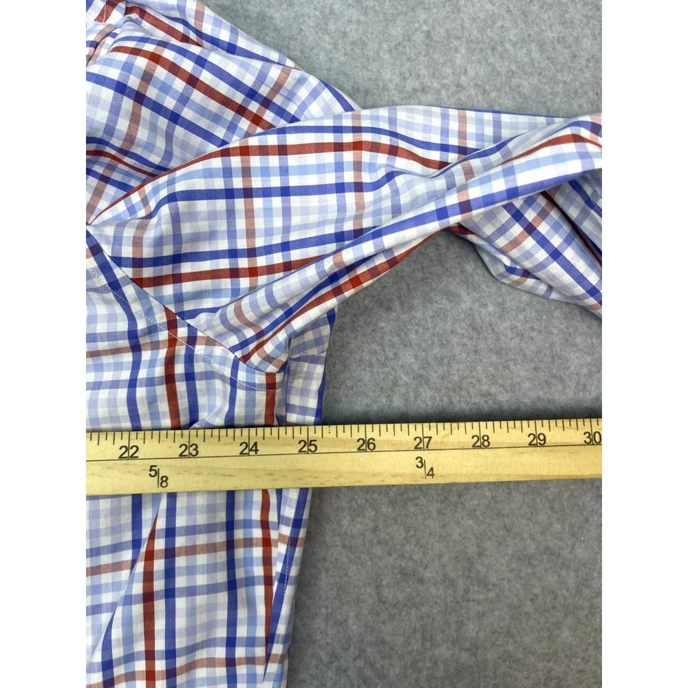 Banana Republic Shirt Mens XL Plaid Button Up Long Sleeve Preppy Business Casual
